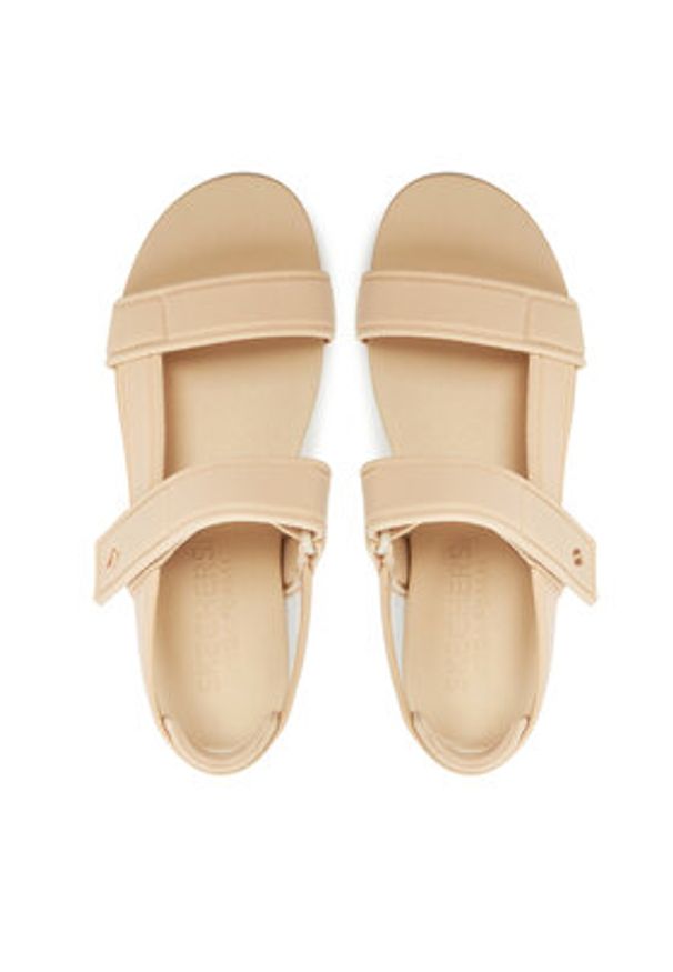 skechers - Skechers Sandały Uno-Summer Stand2 119813/NAT Beżowy. Kolor: beżowy. Materiał: materiał