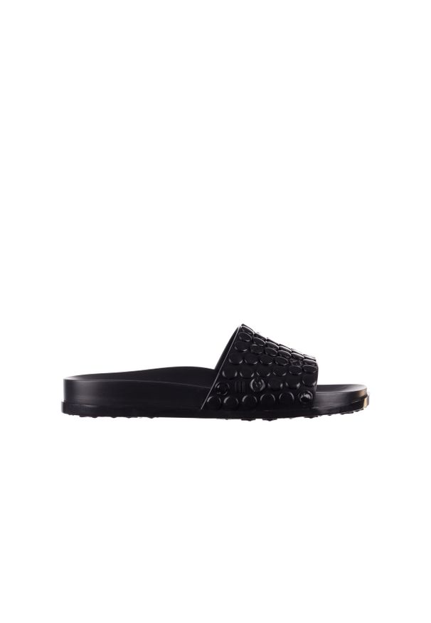 melissa - Klapki Melissa Polibolha Slide Ad Black, Czarny, Guma. Kolor: czarny. Materiał: tworzywo sztuczne. Sezon: lato