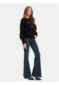 Guess Sweter W5YR26 Z26I2 Czarny Regular Fit. Kolor: czarny. Materiał: wiskoza #3