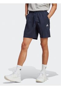 Adidas - adidas Szorty sportowe Essentials Chelsea Small Logo IC9393 Granatowy Regular Fit. Kolor: niebieski. Materiał: syntetyk. Styl: sportowy #1