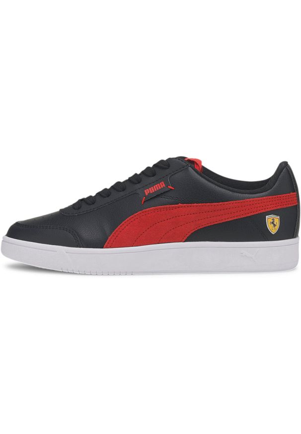 Buty sportowe Puma Ferrari Race Court Legend. Kolor: czarny. Materiał: materiał, syntetyk. Sport: fitness