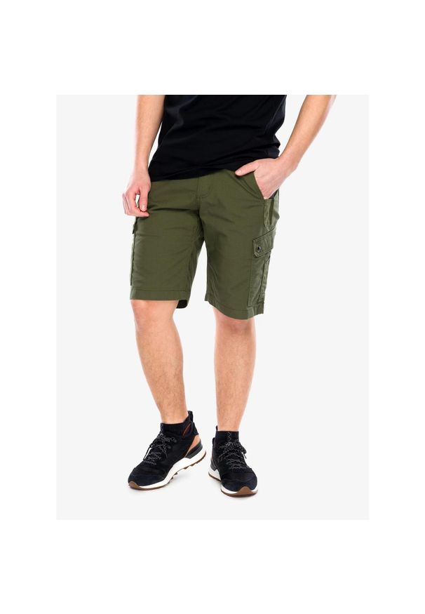 Krótkie spodenki męskie Carhartt Ripstop Cargo Work Short. Kolor: zielony. Długość: krótkie