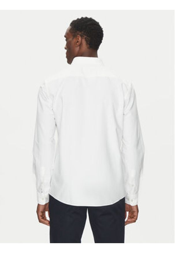 BOSS Koszula H-Roan 50521996 Biały Slim Fit. Kolor: biały. Materiał: bawełna