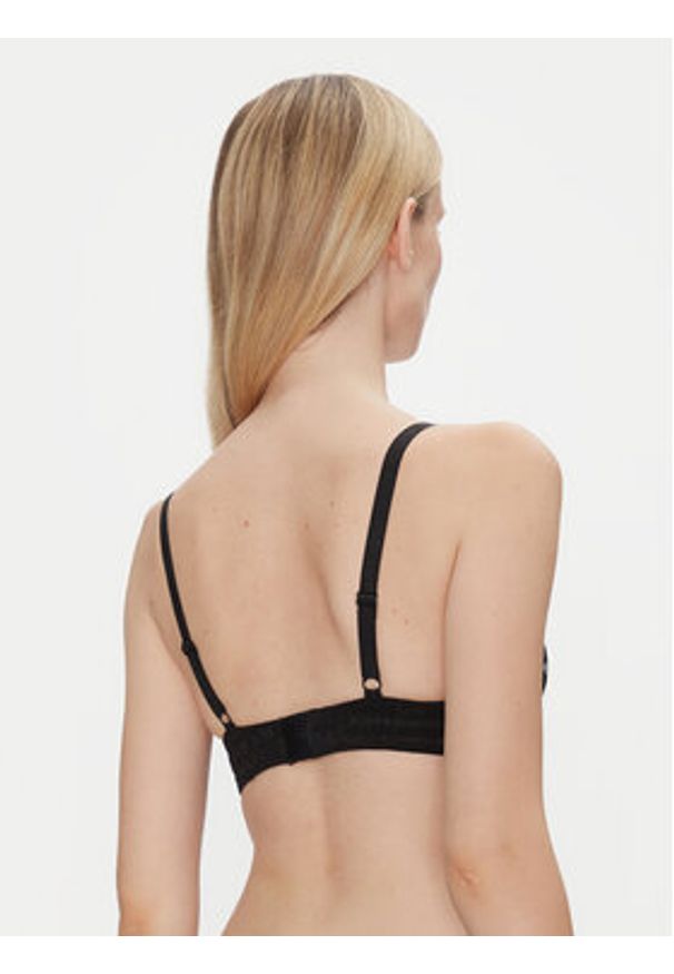 Emporio Armani Underwear Biustonosz bezfiszbinowy EW000444 AF10880 FC027 Czarny. Kolor: czarny. Materiał: syntetyk