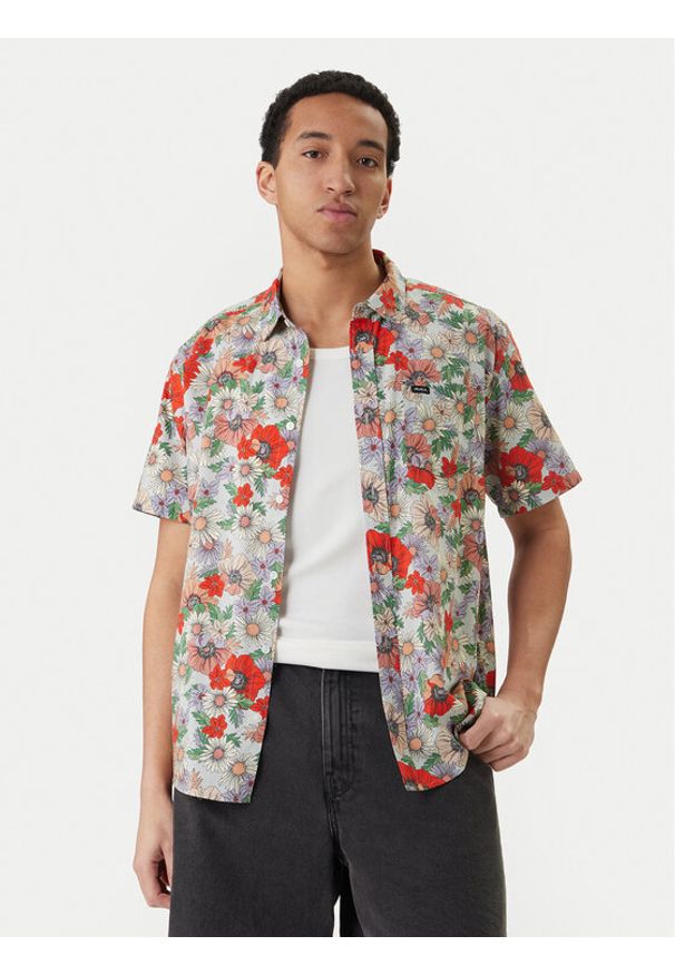 RVCA Koszula Botanical AVYWT00521 Kolorowy Regular Fit. Materiał: bawełna. Wzór: kolorowy