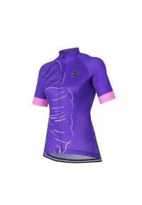 MADANI - Koszulka rowerowa damska madani Violetta. Kolor: fioletowy