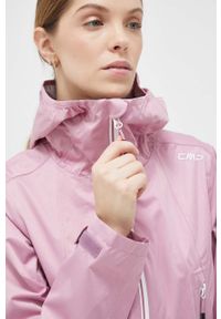 CMP kurtka outdoorowa kolor różowy. Kolor: różowy. Materiał: materiał. Długość: długie. Sezon: zima #7