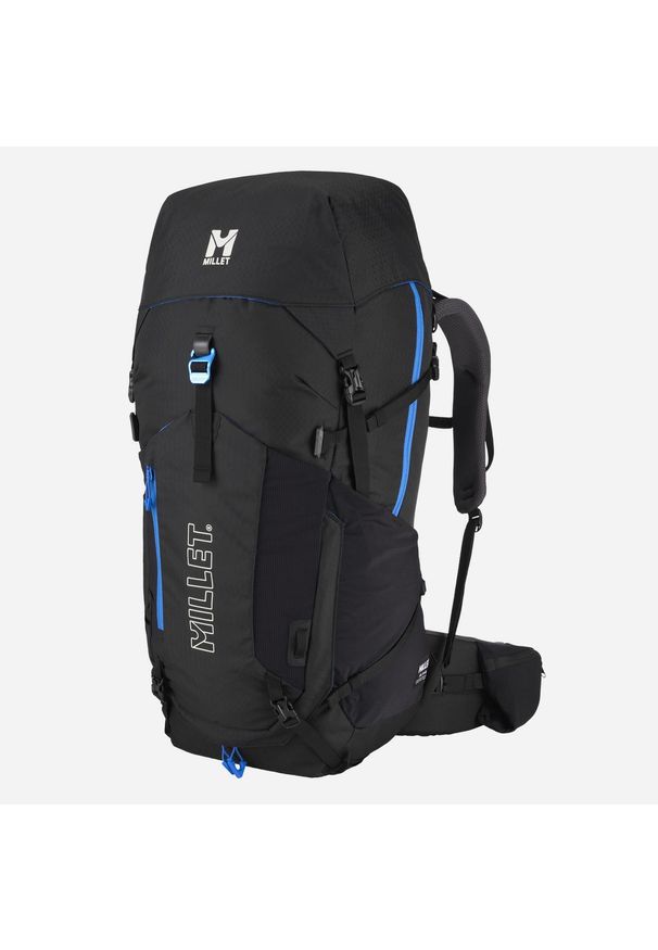 Plecak Millet Ubic 55+15 Czarny. Kolor: czarny, niebieski, wielokolorowy. Styl: sportowy