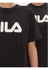 Fila T-Shirt FAU0067 Czarny Regular Fit. Kolor: czarny. Materiał: bawełna #7