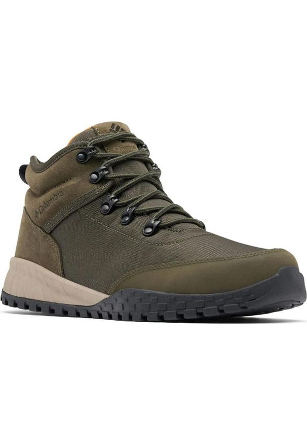 columbia - Buty Sneakersy Męskie Columbia Fairbanks Mid Waterproof. Kolor: zielony