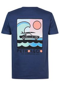 Petrol Industries T-Shirt M-1030-TSR686 Granatowy Regular Fit. Kolor: niebieski #5