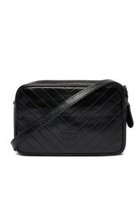 Pinko - PINKO Torebka Carrie Camera Bag Classic Al 25-26 PLTT 104336 A2JC Czarny. Kolor: czarny. Materiał: skórzane #4
