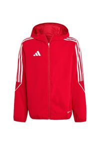 Adidas - Kurtka dla dzieci adidas Tiro 23 League Windbreaker. Kolor: czerwony