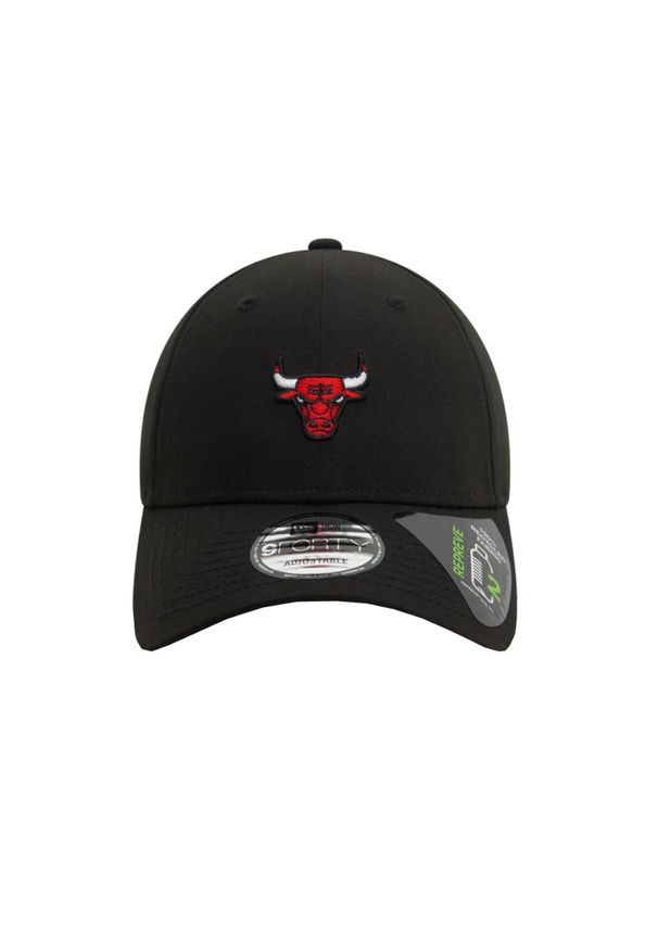 New Era - Czapka z daszkiem Chicago Bulls Repreve Mini Logo 9Forty. Kolor: czarny