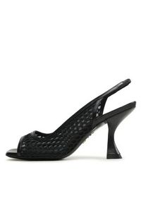 Stuart Weitzman Sandały Cay Xcrv 85Slgbk San SE024 Czarny. Kolor: czarny. Materiał: materiał