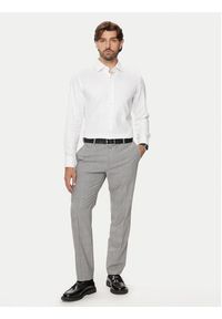 BOSS - Boss Koszula 50470583 Écru Slim Fit. Materiał: bawełna #5