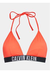 Calvin Klein Swimwear Góra od bikini KW0KW01963 Pomarańczowy. Kolor: pomarańczowy. Materiał: syntetyk