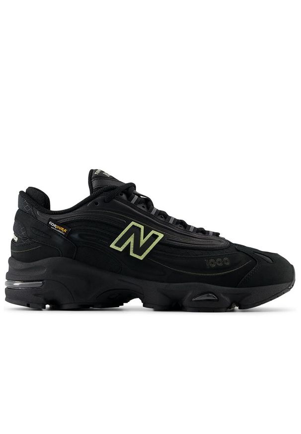 Buty New Balance M1000BBV - czarne. Kolor: czarny. Materiał: zamsz, materiał, tkanina. Szerokość cholewki: normalna