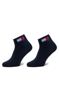 Skarpety długie Tommy Jeans. Kolor: niebieski