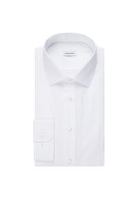 Seidensticker Koszula 01.693650 Biały Slim Fit. Kolor: biały. Materiał: bawełna #10