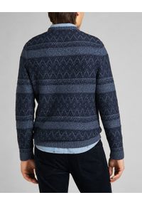 Lee - MĘSKI SWETER LEE CREW SEAS KNIT NAVY L83GNW35 #4