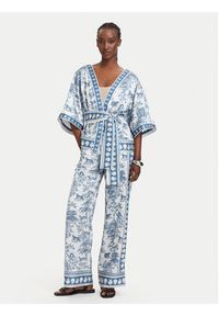 Fracomina Bluzka FS26SJ3008W459K5 Niebieski Regular Fit. Kolor: niebieski. Materiał: syntetyk #2