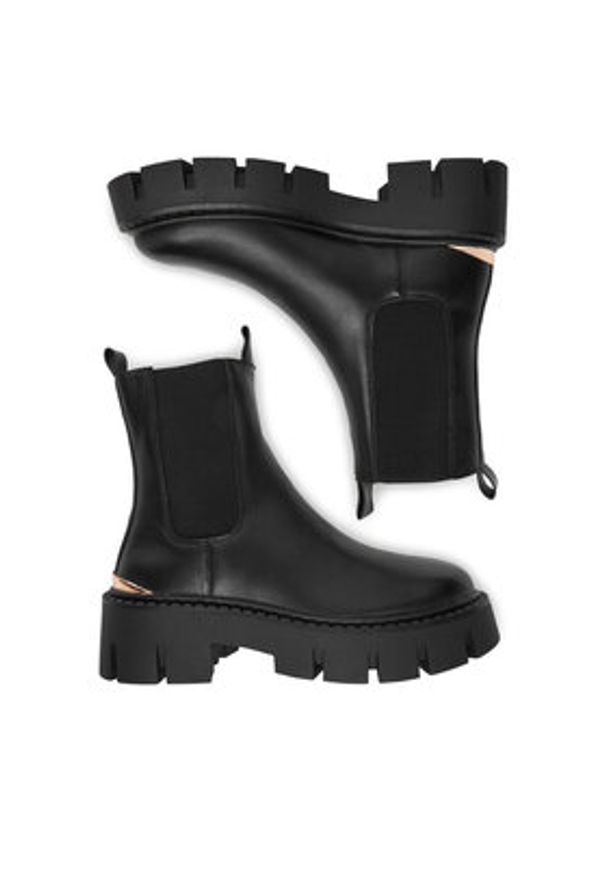 DeeZee Sztyblety 24249-1 Czarny. Kolor: czarny. Materiał: syntetyk, materiał