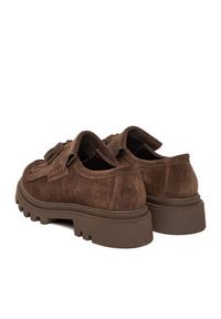 Badura Loafersy EO-ARLETTE-01 Brązowy. Kolor: brązowy. Materiał: zamsz, skóra