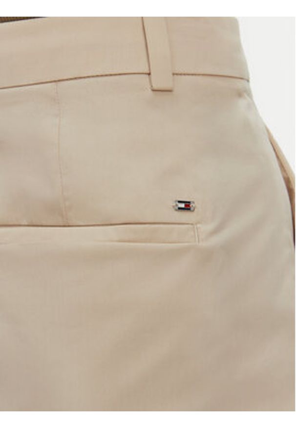 TOMMY HILFIGER - Tommy Hilfiger Bermudy WW0WW44764 Beżowy Relaxed Fit. Kolor: beżowy. Materiał: bawełna