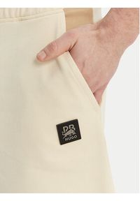 Hugo - HUGO Szorty materiałowe Despen_RB 50559712 Écru Relaxed Fit. Materiał: bawełna #4