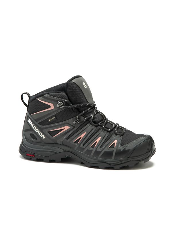 salomon - Buty turystyczne damskie XUltra Pioneer Mid wodoodporne Gore Tex. Materiał: kauczuk. Wzór: jednolity