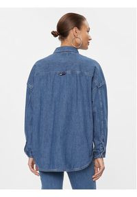 Tommy Jeans Koszula jeansowa DW0DW16422 Niebieski Relaxed Fit. Kolor: niebieski. Materiał: bawełna #4