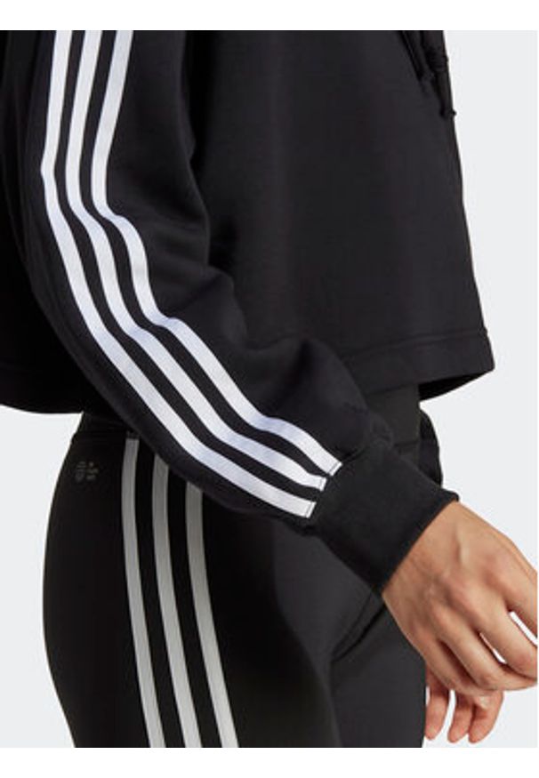 Adidas - adidas Bluza IB7388 Czarny Relaxed Fit. Kolor: czarny. Materiał: bawełna