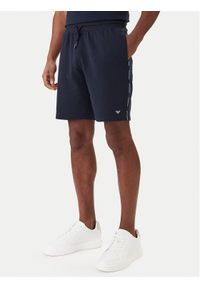 Emporio Armani Underwear Szorty sportowe EM000495 AF18887 UB102 Granatowy Regular Fit. Kolor: niebieski. Materiał: bawełna. Styl: sportowy #1