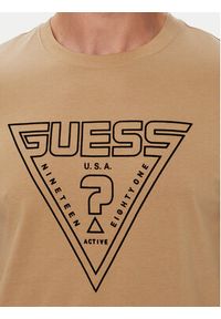Guess T-Shirt Z6YI20 K5016 Beżowy Regular Fit. Kolor: beżowy. Materiał: bawełna #2