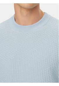 BOSS T-Shirt H-Nilton 50560468 Niebieski jasny Regular Fit. Kolor: niebieski. Materiał: bawełna #5