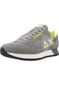 Buty SUN68 JAKI FLUO Szary. Kolor: szary. Materiał: tkanina, skóra. Sport: turystyka piesza #1