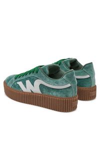 Weekend Max Mara Sneakersy 2515761094600 Zielony. Kolor: zielony. Materiał: zamsz, skóra #6