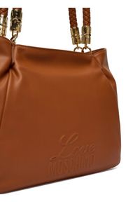 Love Moschino - LOVE MOSCHINO Torebka JC4225PP0OKA0300 Bordowy. Kolor: czerwony. Materiał: skórzane #3