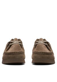 Clarks Półbuty WallabeeEVOSh 26174748 Brązowy. Kolor: brązowy. Materiał: skóra, zamsz