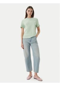 TOMMY HILFIGER - Tommy Hilfiger T-Shirt WW0WW40276 Zielony Regular Fit. Kolor: zielony. Materiał: bawełna #2