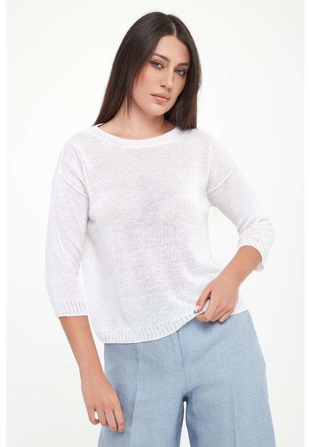 Weekend Max Mara - Sweter damski lniany Cannone WEEKEND MAX MARA. Materiał: len