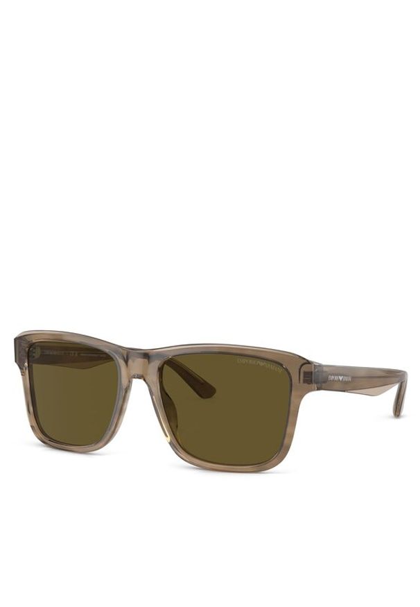 Emporio Armani Okulary przeciwsłoneczne 0EA4208 Brązowy. Kolor: brązowy