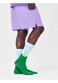 Happy-Socks - Happy Socks Skarpety wysokie unisex PCT01-7303 Kolorowy. Materiał: bawełna, materiał. Wzór: kolorowy