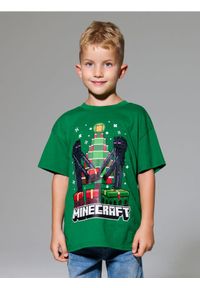 Sinsay - Koszulka Minecraft - zielony. Kolor: zielony #1