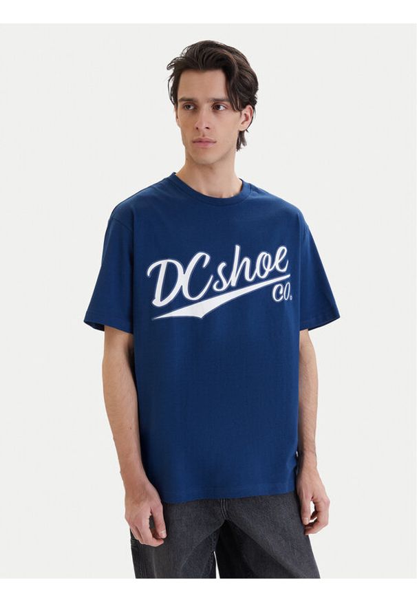 DC Shoes T-Shirt Substitute EDYZT04373 Granatowy Regular Fit. Kolor: niebieski. Materiał: bawełna