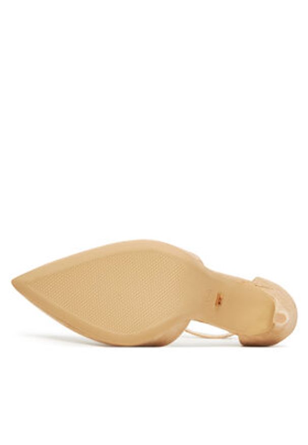 DeeZee Szpilki AJ-2639 Beżowy. Kolor: beżowy. Materiał: materiał. Obcas: na szpilce