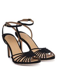 Lauren Ralph Lauren - LAUREN RALPH LAUREN Sandały 802P15738001 Czarny. Kolor: czarny. Materiał: zamsz, skóra #4