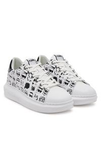 Karl Lagerfeld - KARL LAGERFELD Sneakersy KL62512 Biały. Kolor: biały. Materiał: skóra