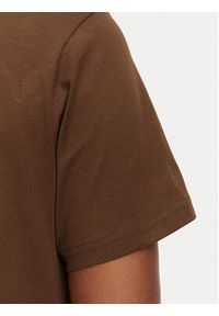 Hugo - HUGO T-Shirt Classic 50513667 Brązowy Slim Fit. Kolor: brązowy. Materiał: bawełna #4